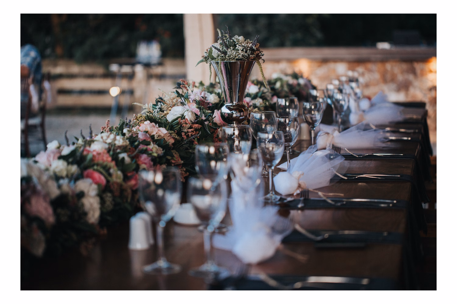 Όμορφος γάμος με ρομαντικές πινελιές