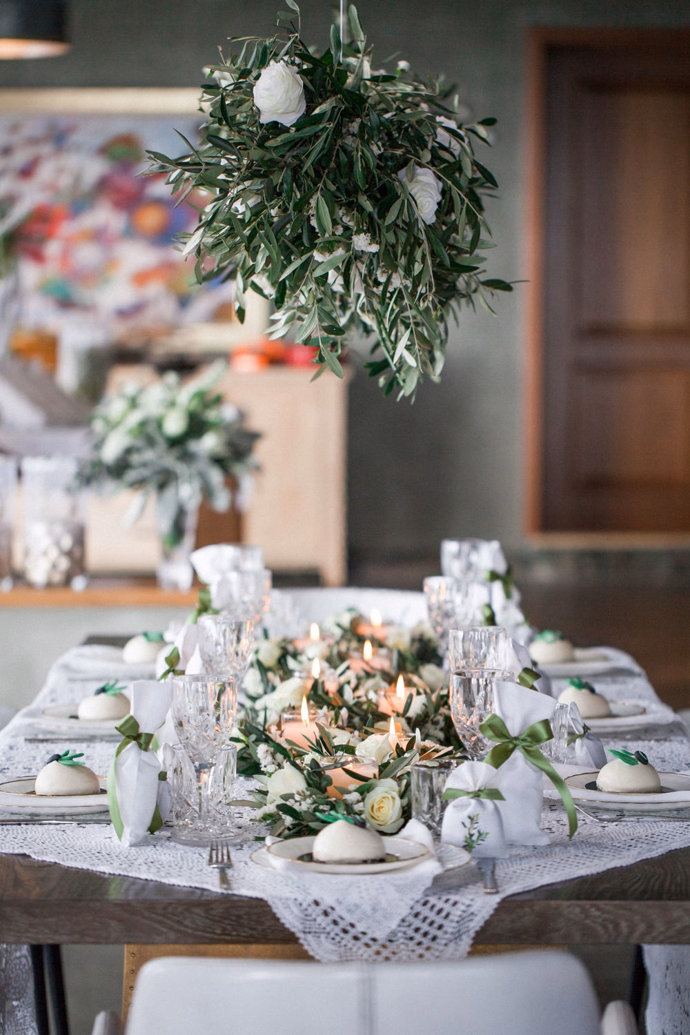 Γάμος με ελιά και παραδοσιακά ελληνικά στοιχεία